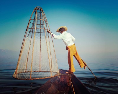 Vintage retro effect filtered hipster style image of Myanmar travel attraction. Traditional Burmese