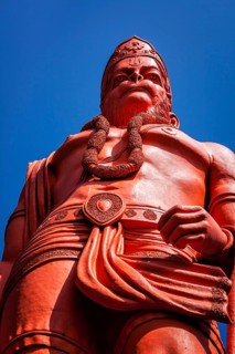 World's tallest statue of Lord Hanuman. Jakhoo Temple, Shimla, Himachal Pradesh, India, Asia