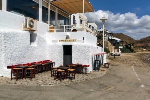 Bar La Bodeguiya, beach bar, Cabo de Gata Natural Park, Las Negras, Cabo-de-Gata-Nijar, Almeria,