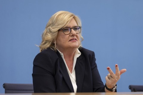 Eva Högl, Parliamentary Commissioner for the Armed Forces, recorded during the presentation of the