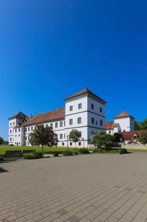 Meßkirch Castle, Castle of the Counts of Zimmern, Zimmern Castle, regular four-wing castle complex,