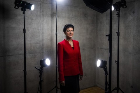 Sahra Wagenknecht is a member of the German Bundestag and founder of the BSW party, pictured here