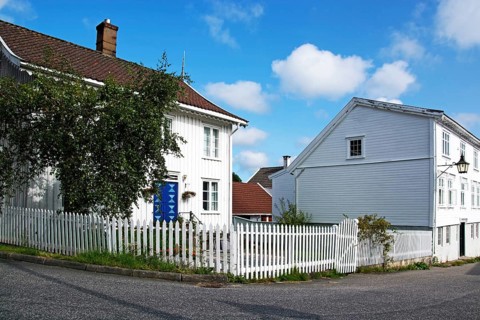 Mandal, the southernmost town in Norway, in summer, Mandal, Norway, Europe