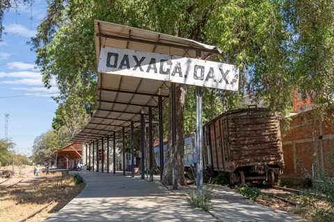 Oaxaca, Mexico, The Oaxaca Railroad Museum. The Mexican Southern Railroad began operations between