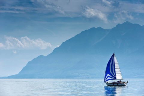 Sailing ship, sailboat, sailing, boat, ship, wind, blue, weather, summer, clouds, travel, holiday,