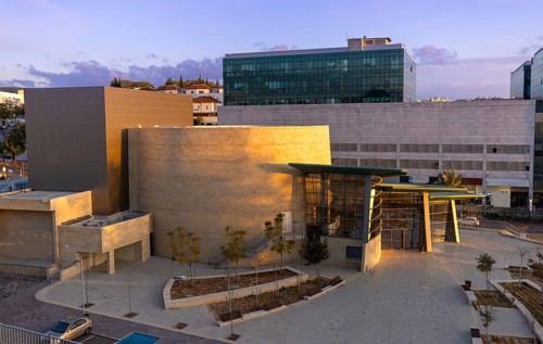 Bet Shemesh, Heichal A Tarbut Culture Center Building and Beit Shemesh municipality panorama