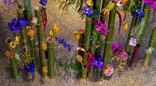 Artistic flower arrangements and decorations, German Floristry Championships, Berlin, Germany,