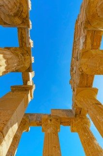 Temple of Hera or Temple E, Selinunte Archaeological Park, Selinunte, Trapani district, Sicily,