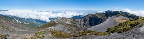 Crater of Irazú Volcano, Irazú Volcano National Park, Parque Nacional Volcan Irazu, Cartago