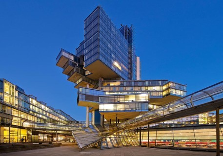 Administration building Nord LB, Norddeutsche Landesbank, architectural office Behnisch, Behnisch &