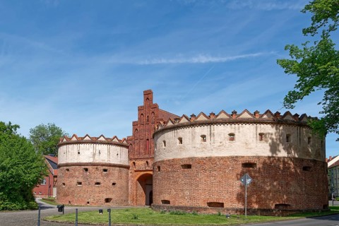 The historic Salzwedeler Tor tor of Gardelegen. Hanseatic town of Gardelegen, Saxony-Anhalt,