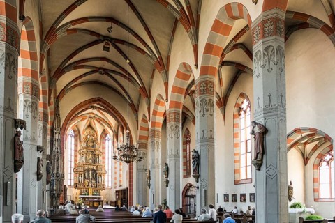Church of St Andrew, Ochsenfurt, Mainfranken, Lower Franconia, Franconia, Bavaria, Germany, Europe