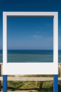 Photo spot, photo frame for selfies, Polaroid, Polaroid frame, tourism, beach, sea, neutral, photo,