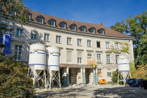 Building site, conversion, Federal Environment Agency, Bismarckplatz, Grunewald,