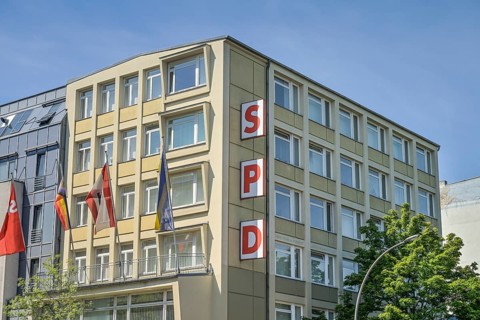 Kurt-Schumacher-Haus, Müllerstraße, Wedding, Mitte, Berlin, Germany, Europe