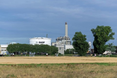 BASF, Lugwigshafen am Rhein, industrial area, Felder, Mannheim, Baden-Württemberg, Germany, Europe