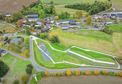 German-German Museum Mödlareuth, with a detailed replica of the Wall. The former German-German