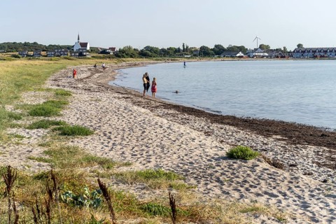 On the beach at Bagenkop, Langeland Island, Denmark, Europe