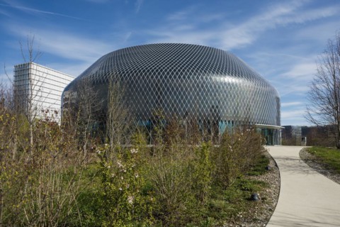 Novartis Pavilion, architecture firm AMDL CIRCLE and architect Michele De Lucchi, Novartis Campus,