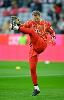 Goalkeeper Manuel Neuer FC Bayern Munich FCB (01) during warm-up training Allianz Arena, Munich,