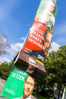 The hot phase of the state election campaign in Saxony can be seen in the amount of different
