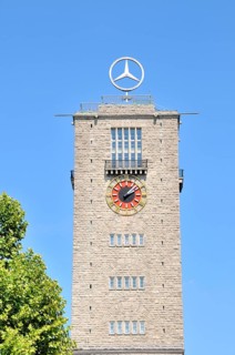 Station tower, main railway station in Stuttgart, Baden-Württemberg, Germany, Europe