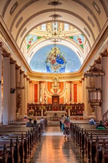 Interior view of San Jose Cathedral, Catedral Metropolitana de Costa Rica, San Jose, San Jose