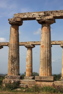 Metaponto, Metaponte, Doric hera temple, Tavole Palatine, Basilicata, Italy, Europe