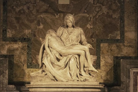 Pietà by Michelangelo, St Peter's Basilica, San Pietro in Vaticano, Basilica of St Peter in the