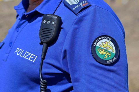 Symbolic photo cantonal police Thurgau, Switzerland, Europe