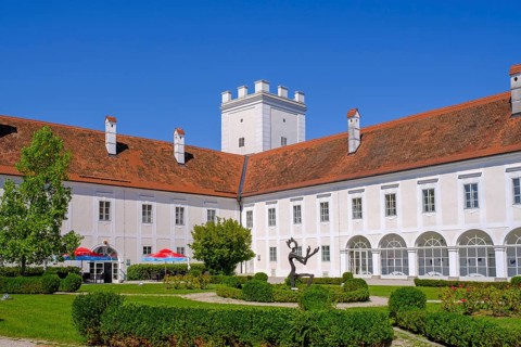 Ennsegg Castle, Enns, Mühlviertel, Upper Austria, Austria, Europe