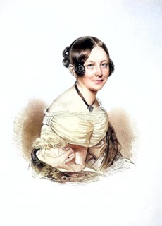 Ernestine Schönborn-Buchheim (1800-1852), née Countess Khuenburg, Historical, digitally restored