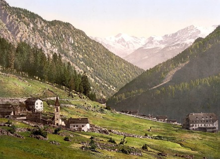Tre Croci, direction Weißkogl, Weißer Knott, formerly Austria-Hungary, today South Tyrol, Italy,