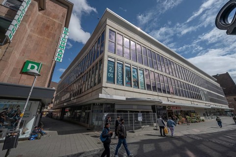 Vacant Karstadt Galeriea building in the city centre, Königstr., Nuremberg, Middle Franconia,