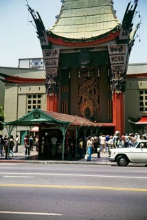 Historic photograph of Grauman's Chinese Theatre, TCL Chinese Theatre, Hollywood Boulevard,