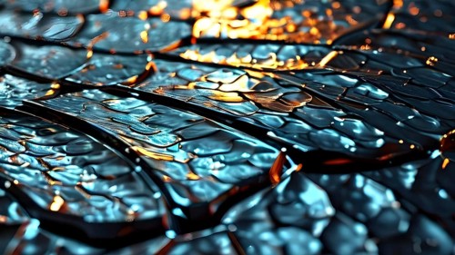 Abstract composition of shark skin texture with repetitive patterns, AI generated