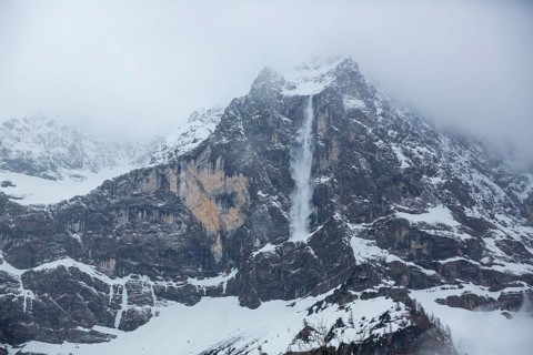 Avalanche near the Eng Alm