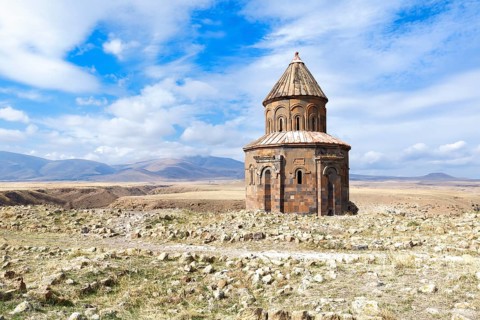 Armenian Church of St Gregory of the Abughamrents, Ani Archaeological site, Kars, Turkey, Asia