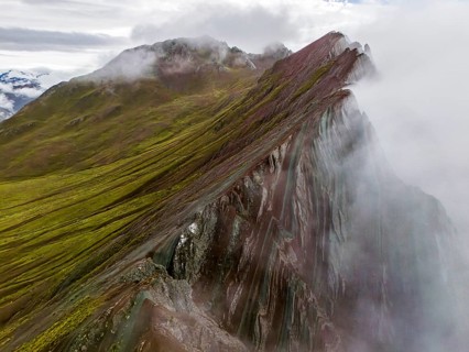 Pallay Punchu Rainbowmountain, Layo, Peru, South America