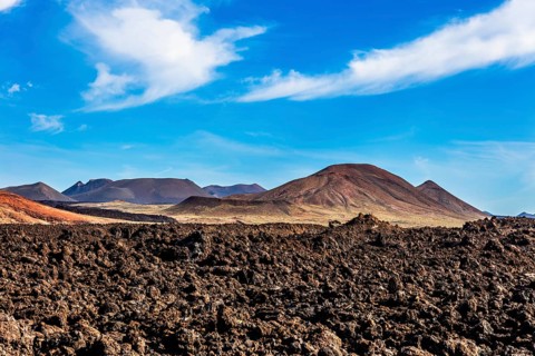 2016, Timanfaya National Park, Lanzarote, Fire Mountains of Timanfaya National Park, Montanas del