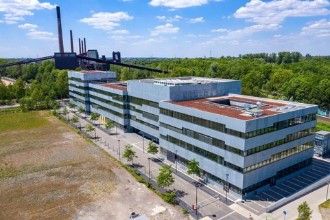 New building of the Folkwang University of the Arts, on the site of the Zollverein Coal Mine