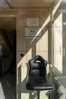 Closed brothels, Puff-Strasse in Essen, Stahlstrasse, Effects of the coronavirus pandemic in