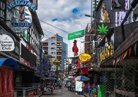 Nightlife Signpost Forest Soi Cowboy, Bangkok, Thailand, Asia