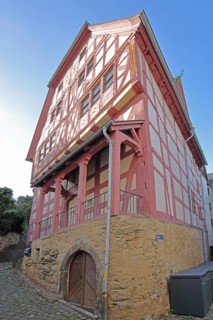 Germany's oldest half-timbered house built in 1289, record, oldest, historic, Römer 2-4-6, Old