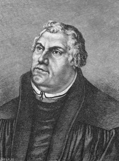 Portrait, Martin Luther (1483-1546), born in Eisleben, theologian, reformer, Protestant, after a