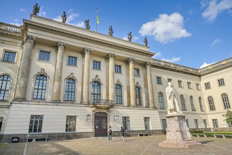 Main Building, Humboldt University, Unter den Linden, Mitte, Berlin, Germany, Europe