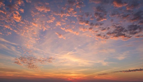 Beautiful dramatic scenic after sunset sky background after sunset