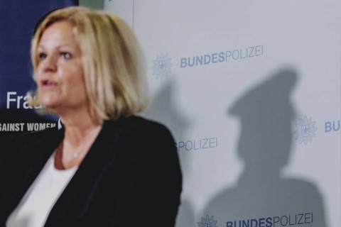 Nancy Faeser (SPD), Federal Minister of the Interior and Home Affairs, in a press statement on the