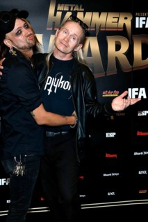 Axel One and Roman Geike (Romano) at the Metal Hammer Awards 2024 in the Uber Eats Music Hall.