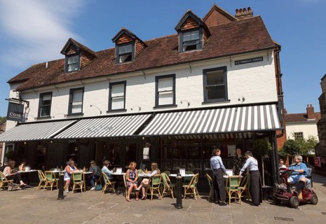 Cote brasserie restaurant in town centre, Salisbury, Wiltshire, England, UK